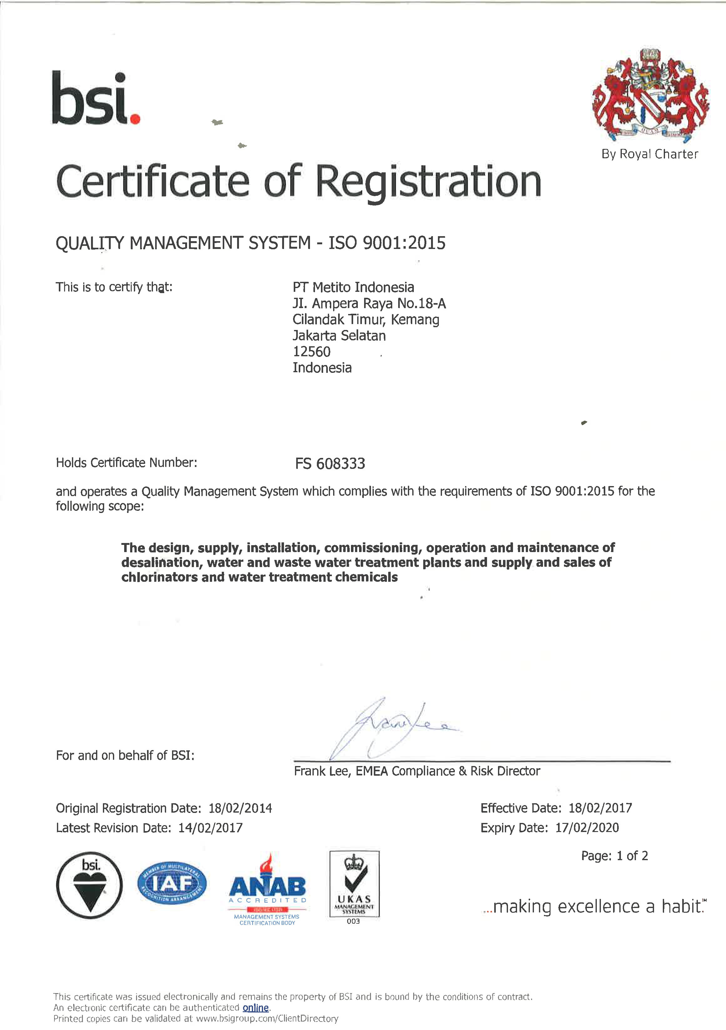 PTMI ISO 9001-2015