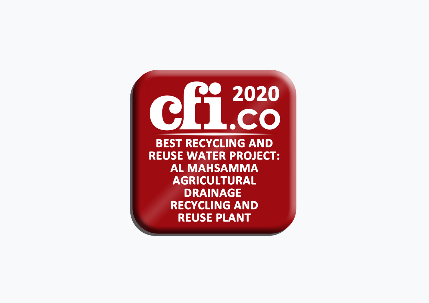 Al Mahsamma agricultural drainage treatment, recycling and reuse plant awarded the ‘Best Recycling and Reuse Water Project Global 2020’ by Capital Finance International