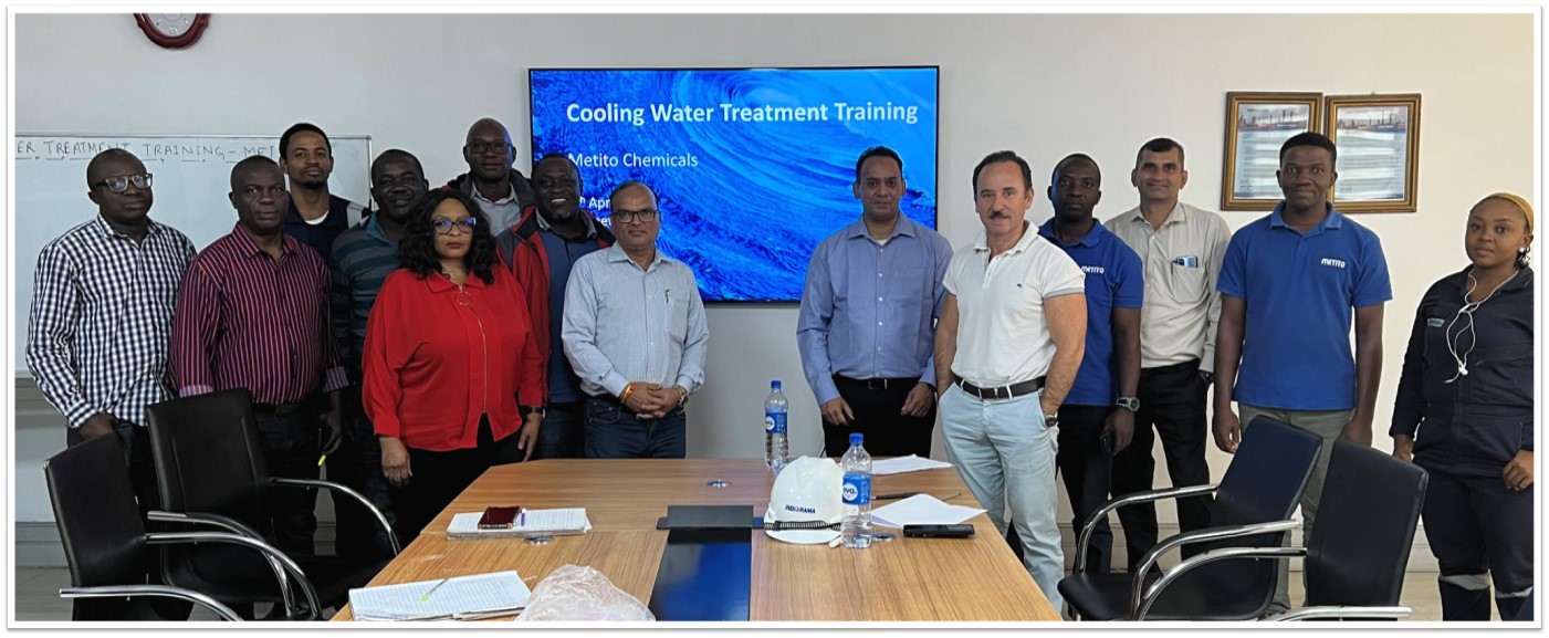 Metito Chemicals team conducts a technical training in Indorama, Nigeria facilities