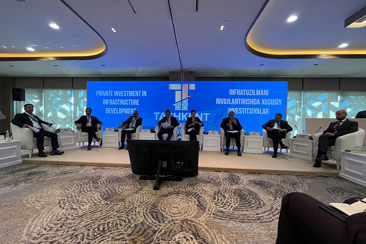 Rami Ghandour speaks at the Tashkent International Investment Forum